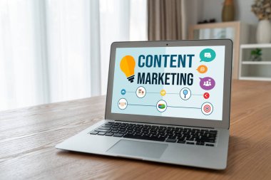 Mod çevrimiçi iş ve e-ticaret pazarlama stratejisi için içerik pazarlaması
