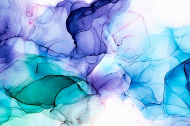 Soyut arkaplan için özgün tablodaki mermer mürekkep soyut sanat. Boyama, ombre alkol mürekkebinin pürüzsüz mermer arkaplan desenini yaratmak için yüksek kaliteli kağıt dokusuna boyanmış. .