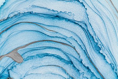 Marble ink abstract art from meticulous original painting abstract background . Painting was painted on high quality paper texture to create smooth marble background pattern of ombre alcohol ink .