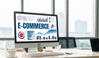 E-ticaret veri yazılımı çevrimiçi perakende şirketine satış analizi için mod gösterge tablosu sağlar