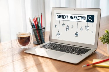 Mod çevrimiçi iş ve e-ticaret pazarlama stratejisi için içerik pazarlaması