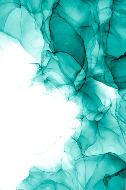 Soyut arkaplan için özgün tablodaki mermer mürekkep soyut sanat. Boyama, ombre alkol mürekkebinin pürüzsüz mermer arkaplan desenini yaratmak için yüksek kaliteli kağıt dokusuna boyanmış. .