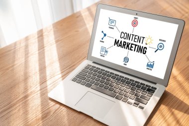 Mod çevrimiçi iş ve e-ticaret pazarlama stratejisi için içerik pazarlaması