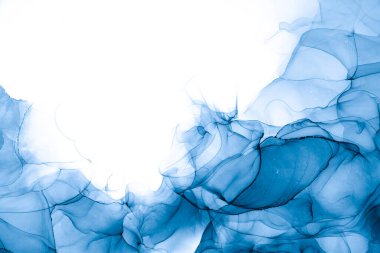 Soyut arkaplan için özgün tablodaki mermer mürekkep soyut sanat. Boyama, ombre alkol mürekkebinin pürüzsüz mermer arkaplan desenini yaratmak için yüksek kaliteli kağıt dokusuna boyanmış. .