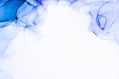 Soyut arkaplan için özgün tablodaki mermer mürekkep soyut sanat. Boyama, ombre alkol mürekkebinin pürüzsüz mermer arkaplan desenini yaratmak için yüksek kaliteli kağıt dokusuna boyanmış. .