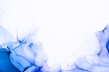 Soyut arkaplan için özgün tablodaki mermer mürekkep soyut sanat. Boyama, ombre alkol mürekkebinin pürüzsüz mermer arkaplan desenini yaratmak için yüksek kaliteli kağıt dokusuna boyanmış. .