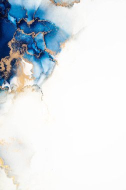 Soyut arkaplan için özgün tablodaki mermer mürekkep soyut sanat. Resim, Kintsuki mürekkep sanatının düz mermer arkaplan desenini yaratmak için yüksek kaliteli kağıt dokusuna boyanmış. .