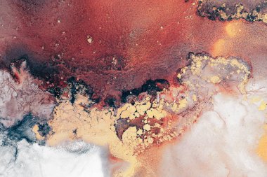 Enfes orjinal resmin mermer mürekkep sanatının soyut arkaplanını yakmak. Boyama, ombre alkol mürekkebinin pürüzsüz mermer arkaplan desenini yaratmak için yüksek kaliteli kağıt dokusuna boyanmış. .