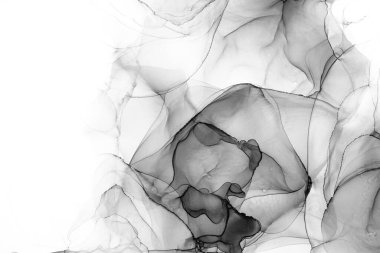 Soyut arkaplan için özgün tablodaki mermer mürekkep soyut sanat. Boyama, ombre alkol mürekkebinin pürüzsüz mermer arkaplan desenini yaratmak için yüksek kaliteli kağıt dokusuna boyanmış. .