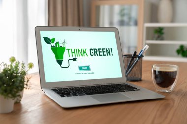 Model şirket işleri için yeşil iş dönüşümü yeşil pazarlama stratejisine teşekkür etmek için