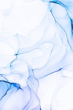 Soyut arkaplan için özgün tablodaki mermer mürekkep soyut sanat. Boyama, ombre alkol mürekkebinin pürüzsüz mermer arkaplan desenini yaratmak için yüksek kaliteli kağıt dokusuna boyanmış. .