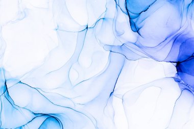 Soyut arkaplan için özgün tablodaki mermer mürekkep soyut sanat. Boyama, ombre alkol mürekkebinin pürüzsüz mermer arkaplan desenini yaratmak için yüksek kaliteli kağıt dokusuna boyanmış. .