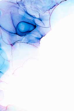 Soyut arkaplan için özgün tablodaki mermer mürekkep soyut sanat. Boyama, ombre alkol mürekkebinin pürüzsüz mermer arkaplan desenini yaratmak için yüksek kaliteli kağıt dokusuna boyanmış. .