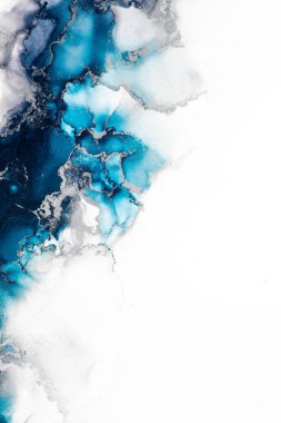 Soyut arkaplan için özgün tablodaki mermer mürekkep soyut sanat. Resim, Kintsuki mürekkep sanatının düz mermer arkaplan desenini yaratmak için yüksek kaliteli kağıt dokusuna boyanmış. .