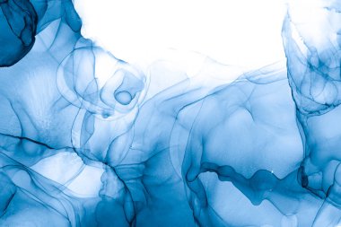 Soyut arkaplan için özgün tablodaki mermer mürekkep soyut sanat. Boyama, ombre alkol mürekkebinin pürüzsüz mermer arkaplan desenini yaratmak için yüksek kaliteli kağıt dokusuna boyanmış. .