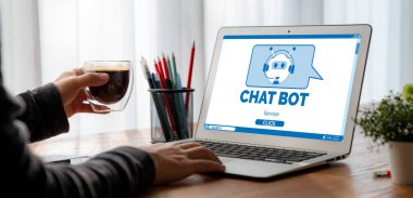 Müşteri sorularına otomatik olarak cevap veren mod çevrimiçi iş için Chatbot yazılım uygulaması