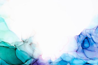 Soyut arkaplan için özgün tablodaki mermer mürekkep soyut sanat. Boyama, ombre alkol mürekkebinin pürüzsüz mermer arkaplan desenini yaratmak için yüksek kaliteli kağıt dokusuna boyanmış. .