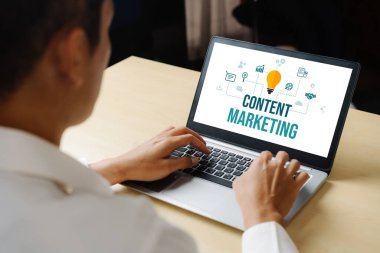 Mod çevrimiçi iş ve e-ticaret pazarlama stratejisi için içerik pazarlaması