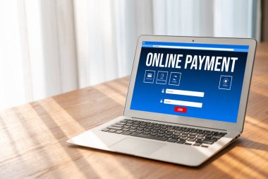 İnternet üzerinden modem para transferi için çevrimiçi ödeme platformu