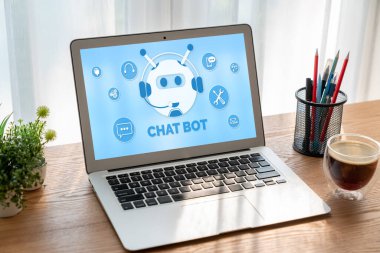Müşteri sorularına otomatik olarak cevap veren mod çevrimiçi iş için Chatbot yazılım uygulaması