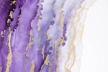 Marble ink abstract art from meticulous original painting abstract background . Painting was painted on high quality paper texture to create smooth marble background pattern of ombre alcohol ink .