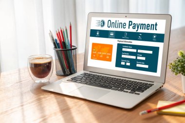 İnternet üzerinden modem para transferi için çevrimiçi ödeme platformu