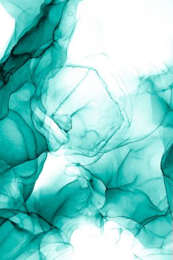 Soyut arkaplan için özgün tablodaki mermer mürekkep soyut sanat. Boyama, ombre alkol mürekkebinin pürüzsüz mermer arkaplan desenini yaratmak için yüksek kaliteli kağıt dokusuna boyanmış. .