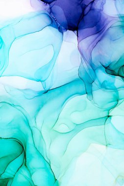 Soyut arkaplan için özgün tablodaki mermer mürekkep soyut sanat. Boyama, ombre alkol mürekkebinin pürüzsüz mermer arkaplan desenini yaratmak için yüksek kaliteli kağıt dokusuna boyanmış. .