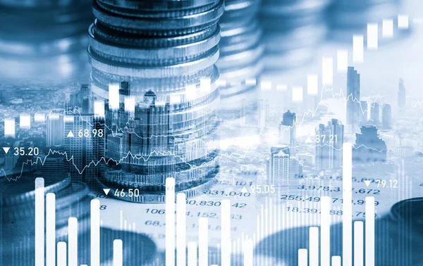 Finanční Peněžní Technologie Koncept Obchodní Prosperity Správy Aktiv Creative Graphic — Stock fotografie