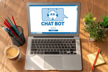 Müşteri sorularına otomatik olarak cevap veren mod çevrimiçi iş için Chatbot yazılım uygulaması