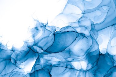 Soyut arkaplan için özgün tablodaki mermer mürekkep soyut sanat. Boyama, ombre alkol mürekkebinin pürüzsüz mermer arkaplan desenini yaratmak için yüksek kaliteli kağıt dokusuna boyanmış. .