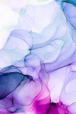 Soyut arkaplan için özgün tablodaki mermer mürekkep soyut sanat. Boyama, ombre alkol mürekkebinin pürüzsüz mermer arkaplan desenini yaratmak için yüksek kaliteli kağıt dokusuna boyanmış. .