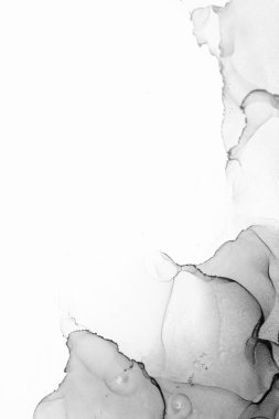 Soyut arkaplan için özgün tablodaki mermer mürekkep soyut sanat. Resim, Kintsuki mürekkep sanatının düz mermer arkaplan desenini yaratmak için yüksek kaliteli kağıt dokusuna boyanmış. .