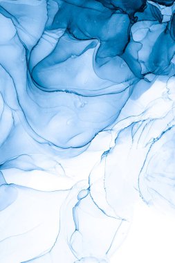 Soyut arkaplan için özgün tablodaki mermer mürekkep soyut sanat. Boyama, ombre alkol mürekkebinin pürüzsüz mermer arkaplan desenini yaratmak için yüksek kaliteli kağıt dokusuna boyanmış. .