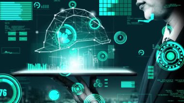 İnşaat tasarımında yenilikçi mimari ve yenilikçi mühendislik. Modern gayrimenkul ve emlak geliştirme kavramı.