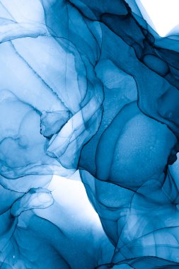 Soyut arkaplan için özgün tablodaki mermer mürekkep soyut sanat. Boyama, ombre alkol mürekkebinin pürüzsüz mermer arkaplan desenini yaratmak için yüksek kaliteli kağıt dokusuna boyanmış. .