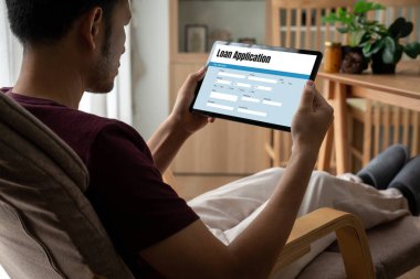 İnternet ağındaki mod dijital bilgi toplama için çevrimiçi kredi başvuru formu