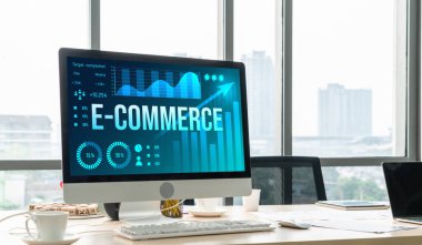 E-ticaret veri yazılımı çevrimiçi perakende şirketine satış analizi için mod gösterge tablosu sağlar