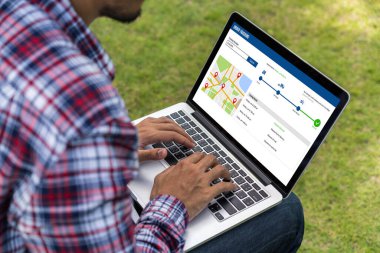 Ürün nakliyesi ve teslimatı için e-ticaret ve mod çevrimiçi iş izleme sistemi