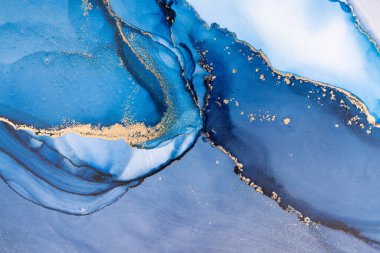 Marble ink abstract art from meticulous original painting abstract background . Painting was painted on high quality paper texture to create smooth marble background pattern of ombre alcohol ink .
