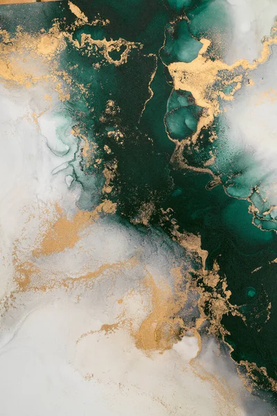 Soyut arkaplan için özgün tablodaki mermer mürekkep soyut sanat. Resim, Kintsuki mürekkep sanatının düz mermer arkaplan desenini yaratmak için yüksek kaliteli kağıt dokusuna boyanmış. .