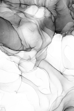 Soyut arkaplan için özgün tablodaki mermer mürekkep soyut sanat. Boyama, ombre alkol mürekkebinin pürüzsüz mermer arkaplan desenini yaratmak için yüksek kaliteli kağıt dokusuna boyanmış. .