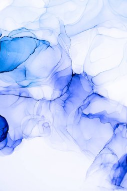 Soyut arkaplan için özgün tablodaki mermer mürekkep soyut sanat. Boyama, ombre alkol mürekkebinin pürüzsüz mermer arkaplan desenini yaratmak için yüksek kaliteli kağıt dokusuna boyanmış. .