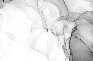 Soyut arkaplan için özgün tablodaki mermer mürekkep soyut sanat. Boyama, ombre alkol mürekkebinin pürüzsüz mermer arkaplan desenini yaratmak için yüksek kaliteli kağıt dokusuna boyanmış. .