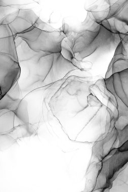 Soyut arkaplan için özgün tablodaki mermer mürekkep soyut sanat. Boyama, ombre alkol mürekkebinin pürüzsüz mermer arkaplan desenini yaratmak için yüksek kaliteli kağıt dokusuna boyanmış. .