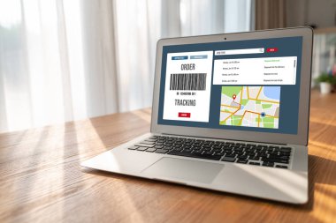 Ürün nakliyesi ve teslimatı için e-ticaret ve mod çevrimiçi iş izleme sistemi