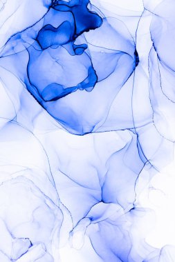 Soyut arkaplan için özgün tablodaki mermer mürekkep soyut sanat. Boyama, ombre alkol mürekkebinin pürüzsüz mermer arkaplan desenini yaratmak için yüksek kaliteli kağıt dokusuna boyanmış. .