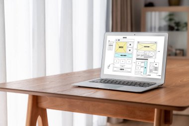 Web sitesi tasarım yazılımı çevrimiçi perakende ticaret ve e-ticaret için model şablonu sağlar