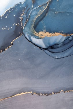 Marble ink abstract art from meticulous original painting abstract background . Painting was painted on high quality paper texture to create smooth marble background pattern of ombre alcohol ink .