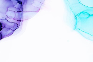 Soyut arkaplan için özgün tablodaki mermer mürekkep soyut sanat. Boyama, ombre alkol mürekkebinin pürüzsüz mermer arkaplan desenini yaratmak için yüksek kaliteli kağıt dokusuna boyanmış. .